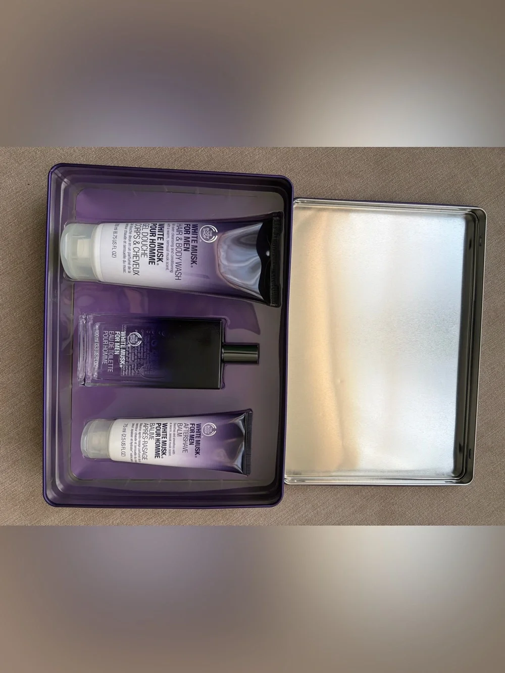 The Body Shop White Musk For Men 3-Piece Gift Set NEW